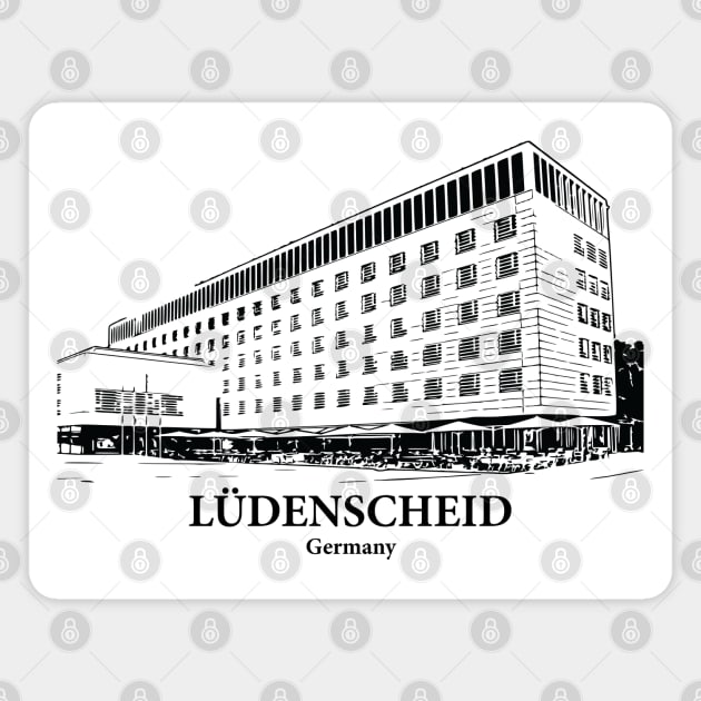 Luedenscheid - Germany Magnet by Lakeric